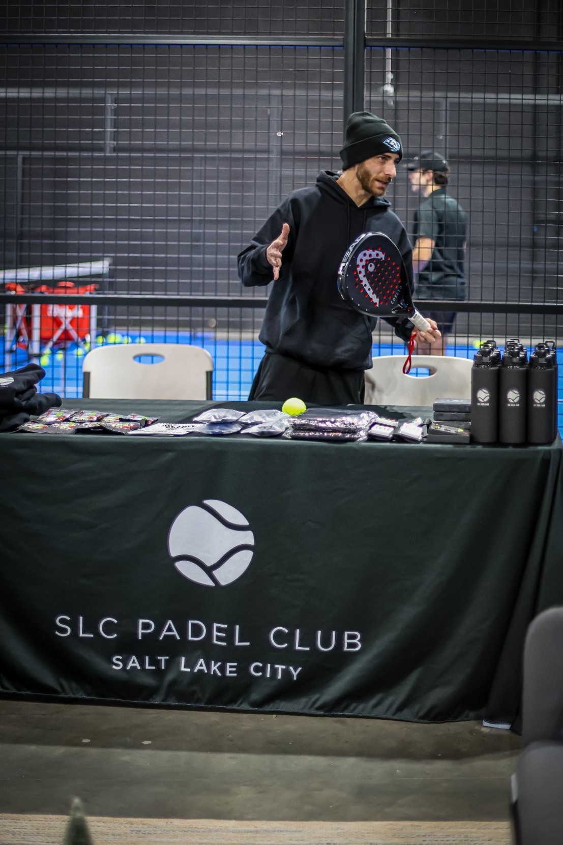 Christopher at SLC Padel Club