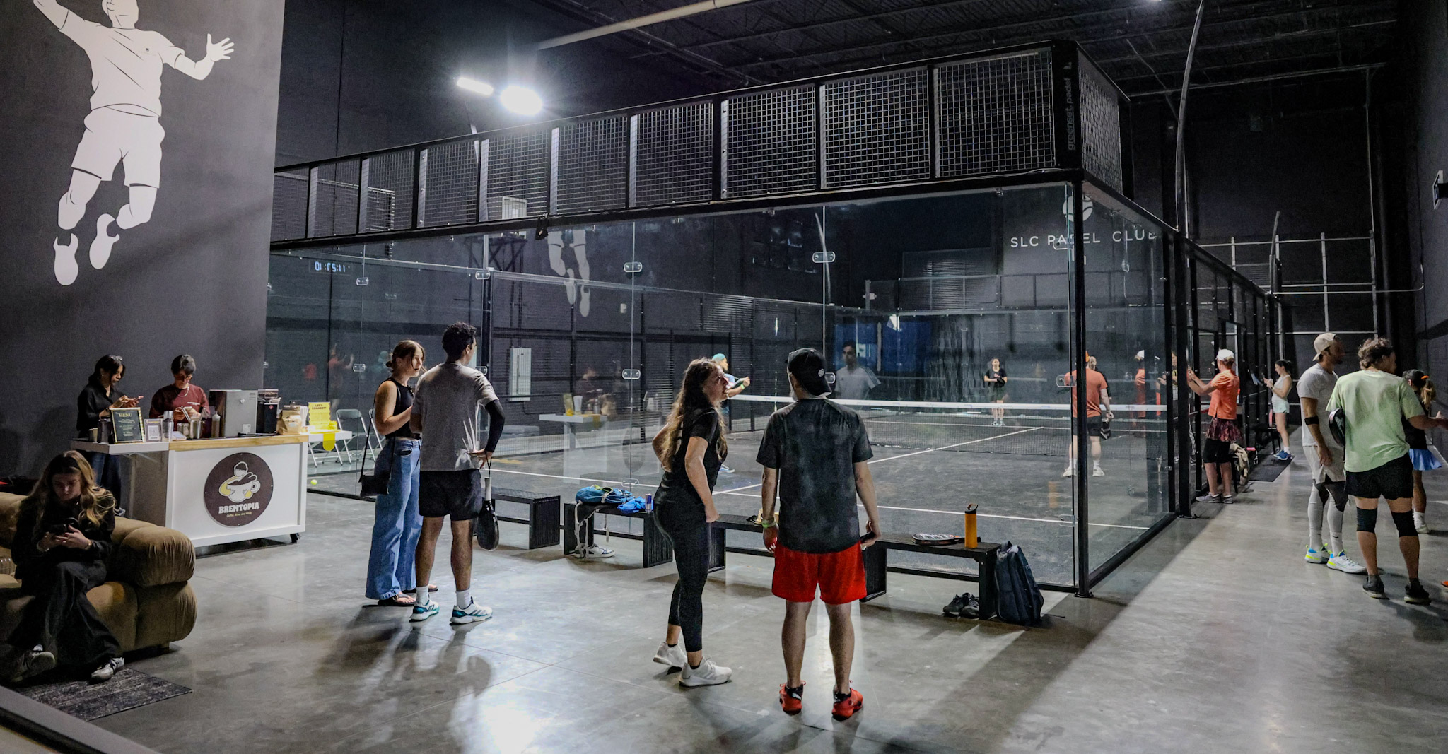 The Centre Court at SLC Padel Club